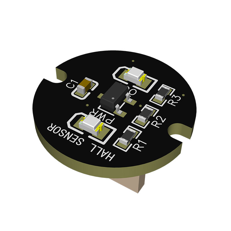 OH34N霍尔传感器MINI版（圆形带固定孔）