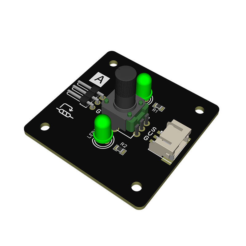 旋转电位器模组（带状态指示灯）