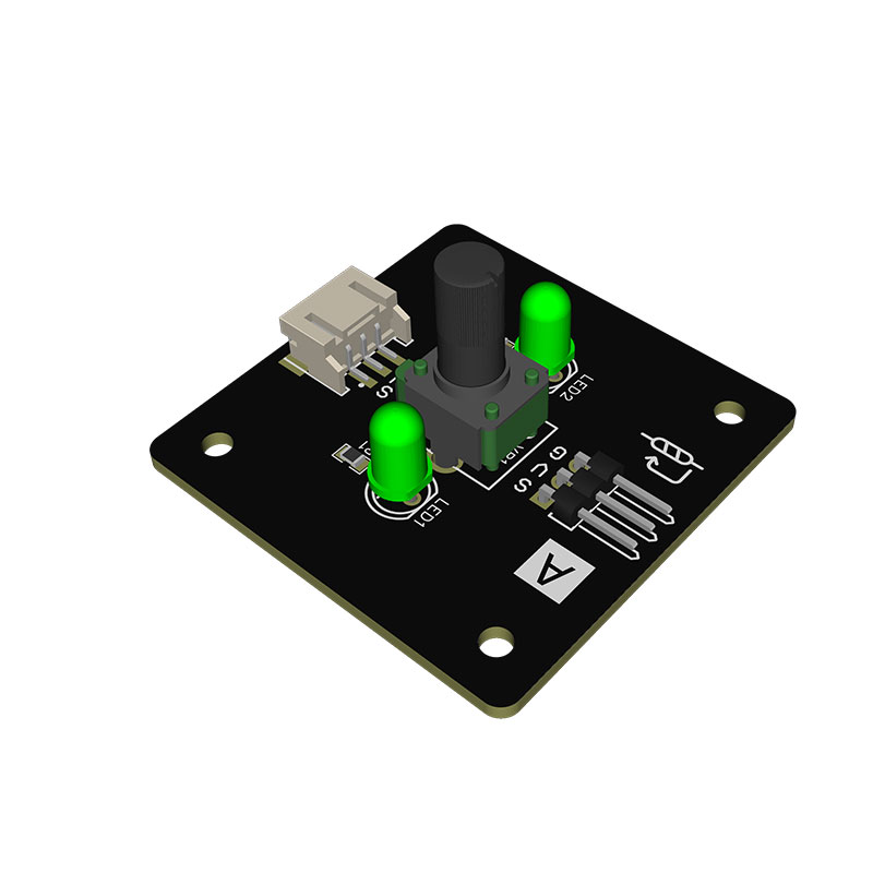 旋转电位器模组（带状态指示灯）