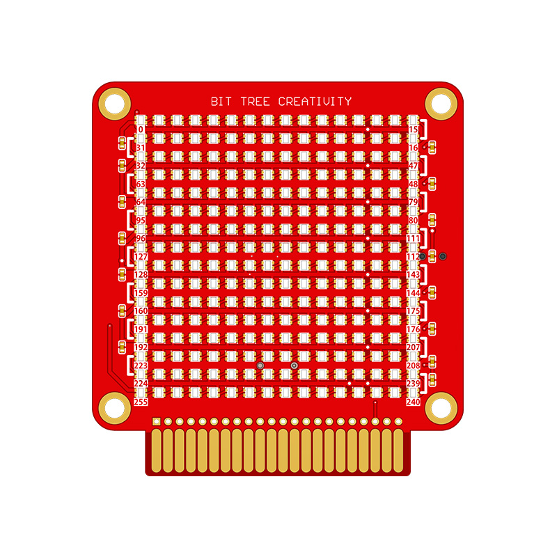 SH1013 16x16 RGB LED Matrix Expansion Card