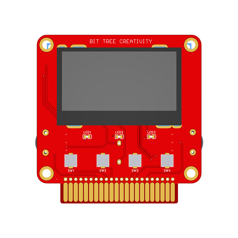 SH1008_OLED温湿度时钟主题扩展卡
