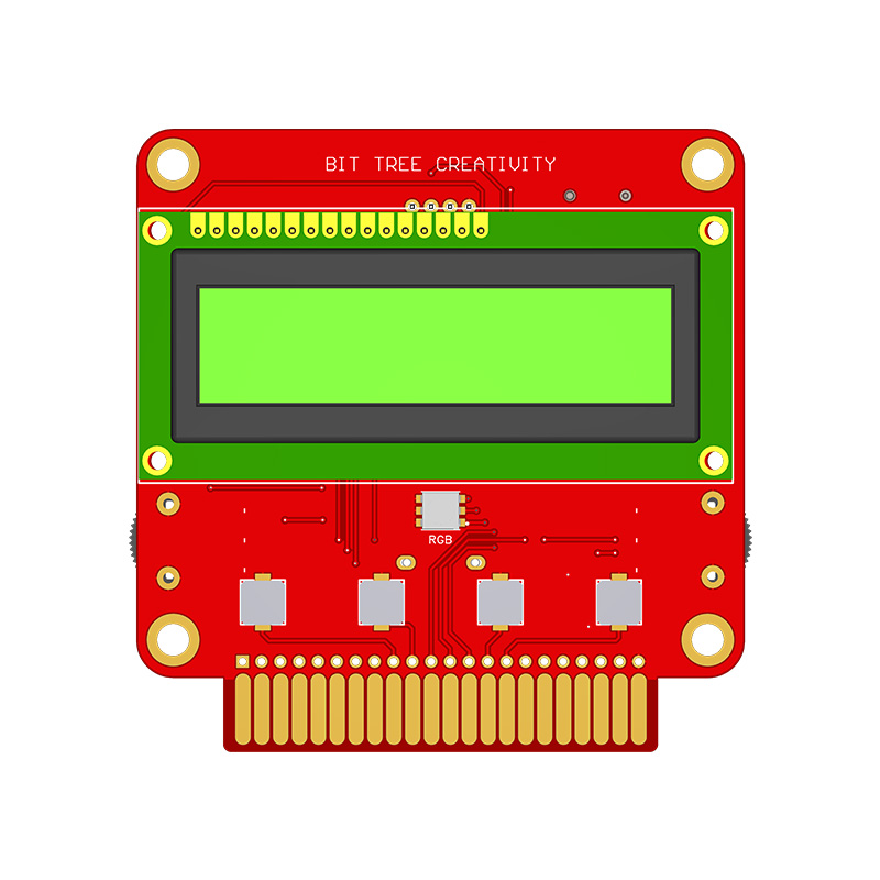 SH1006_LCD1602超声测距量重主题扩展卡