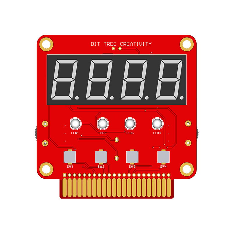 SH1004_光控四位数码管时钟主题扩展卡