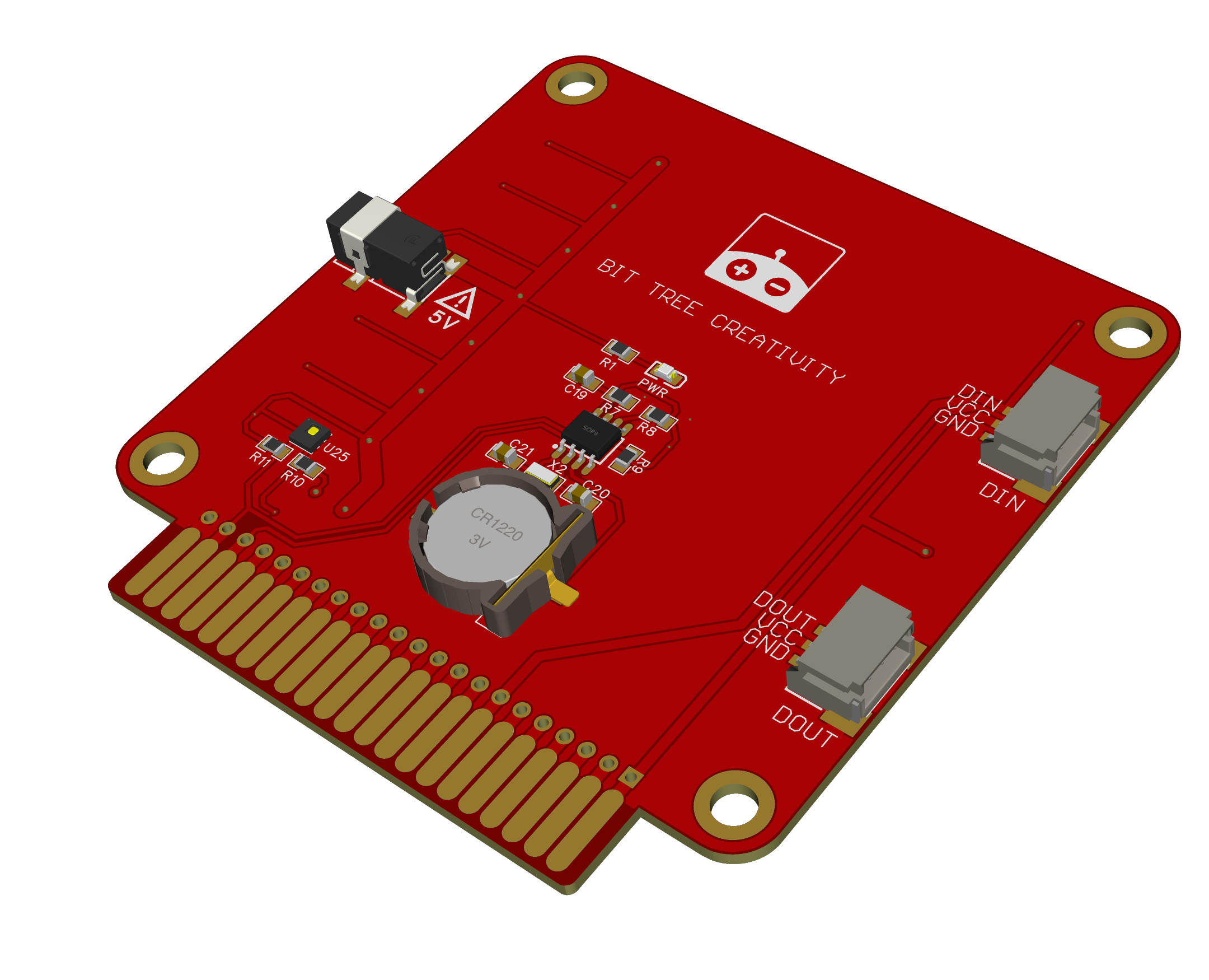 SH1013 16x16 RGB LED Matrix Expansion Card