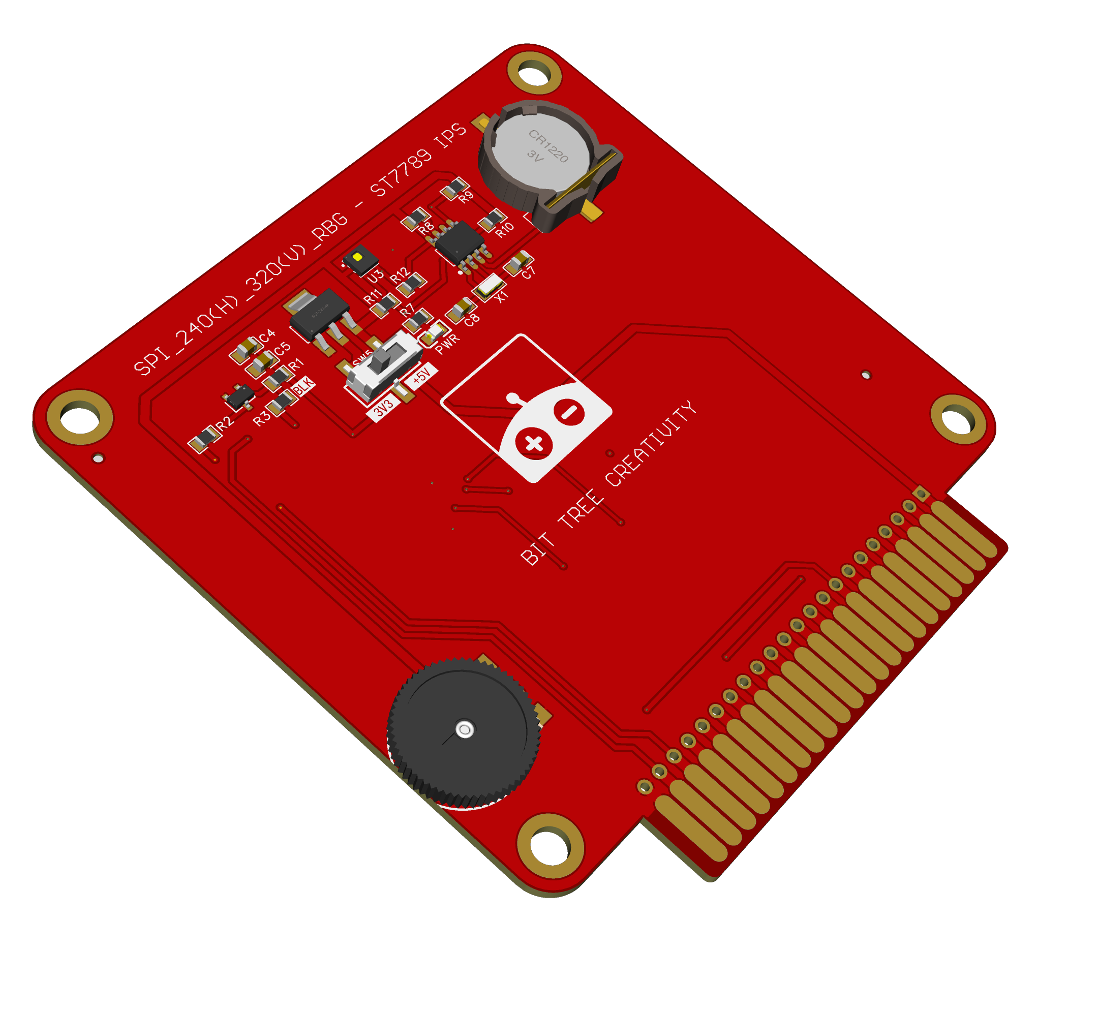 SH1011_TFT全彩屏主题扩展卡