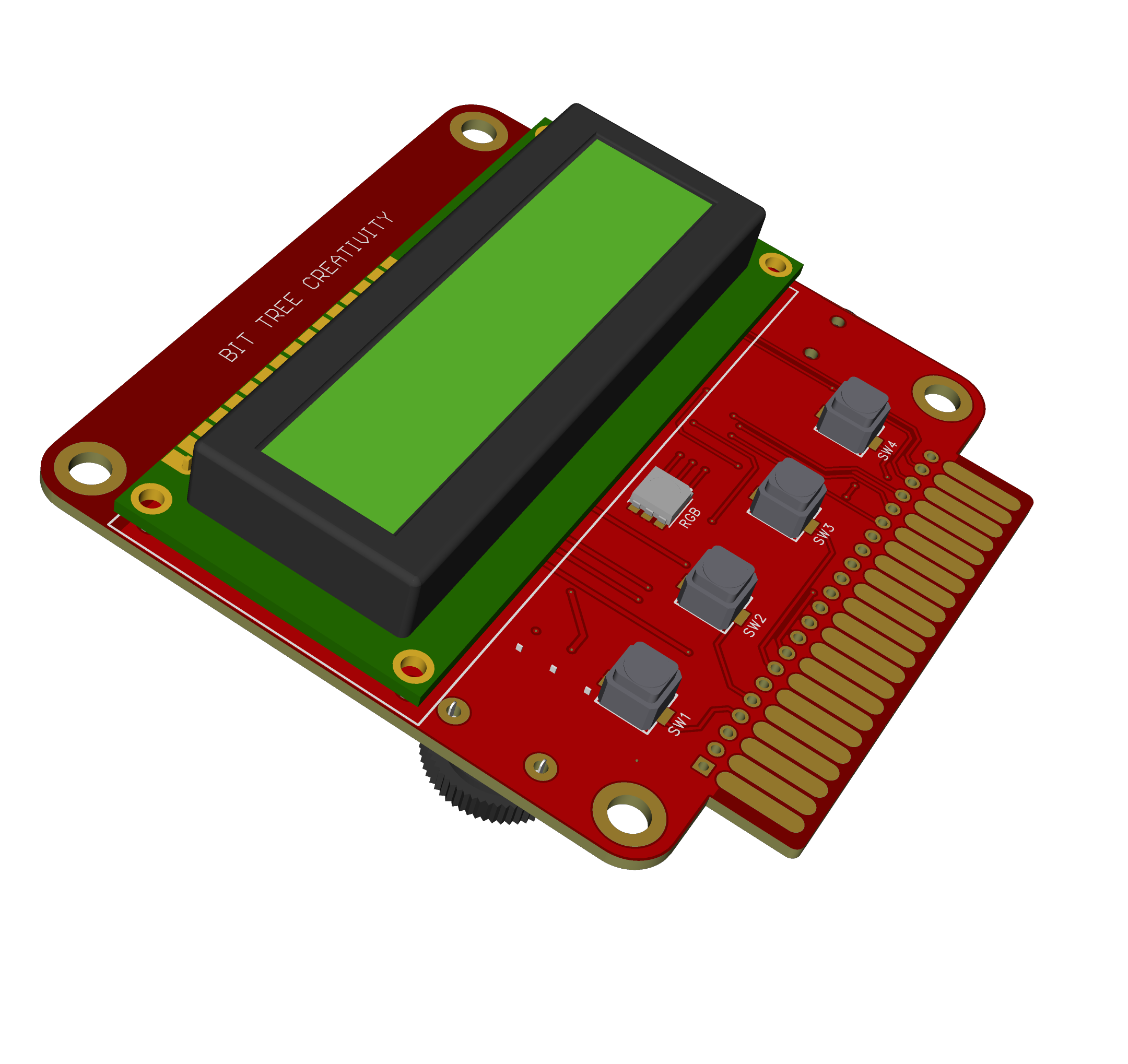 SH1010_LCD1602FM收音机主题扩展卡