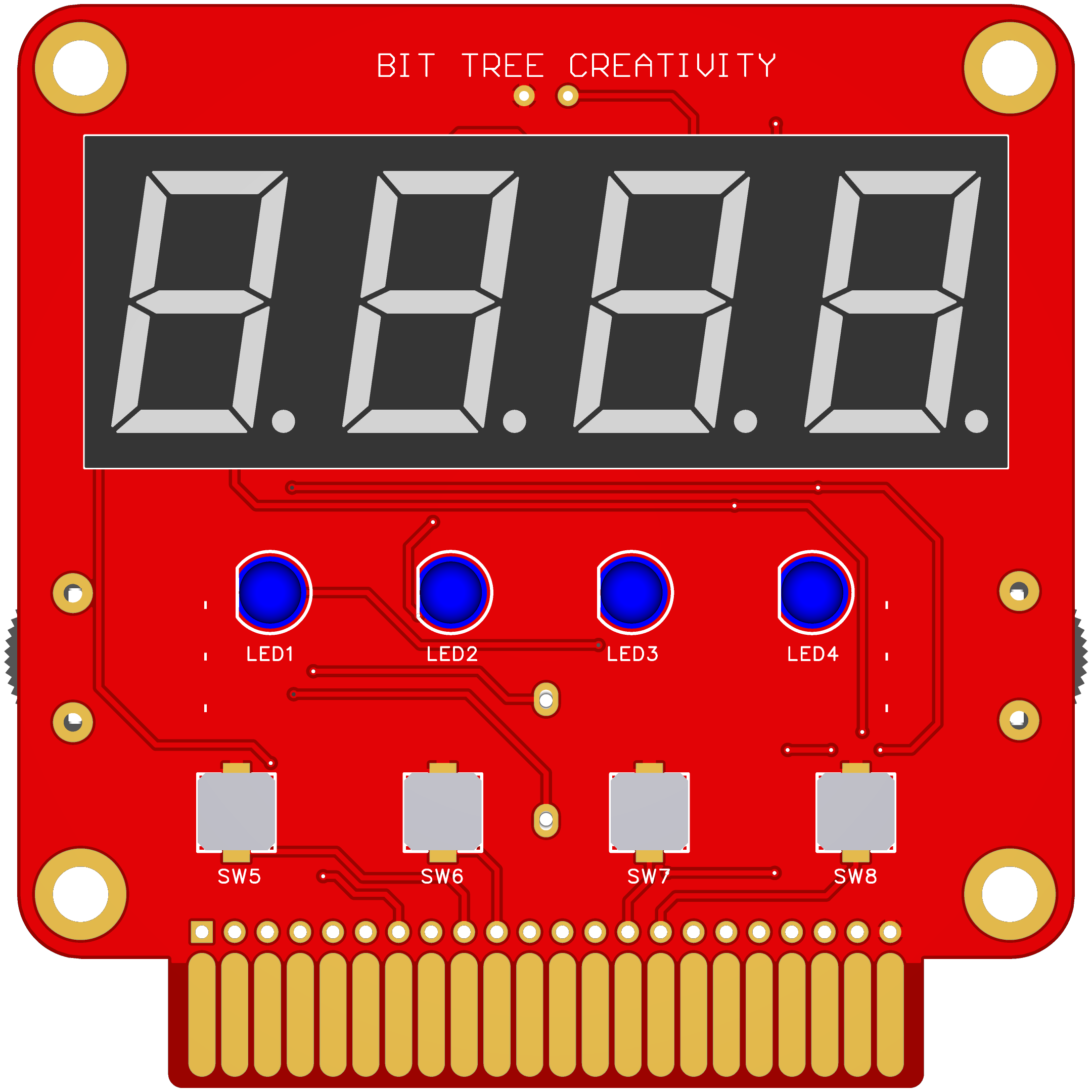 SH1004_光控四位数码管时钟主题扩展卡