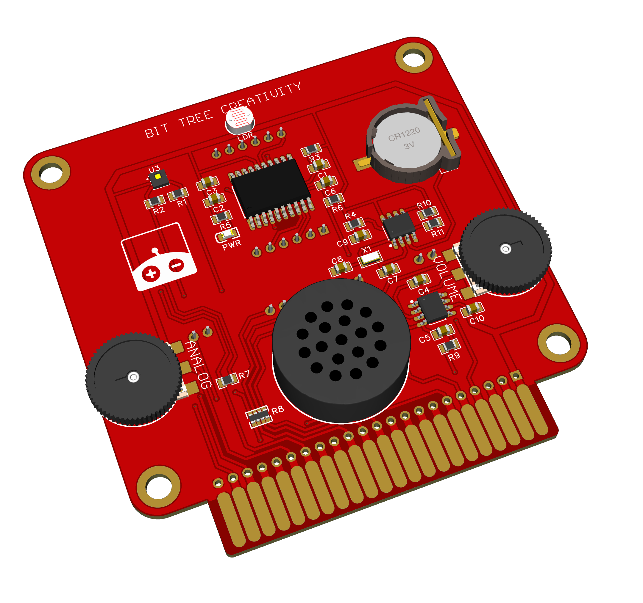 SH1004_光控四位数码管时钟主题扩展卡