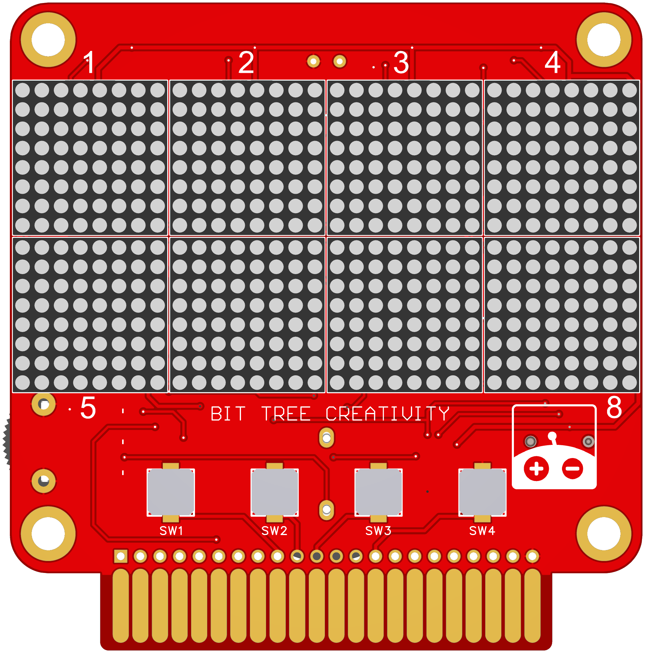 SH1005_16*32级联点阵屏主题扩展卡