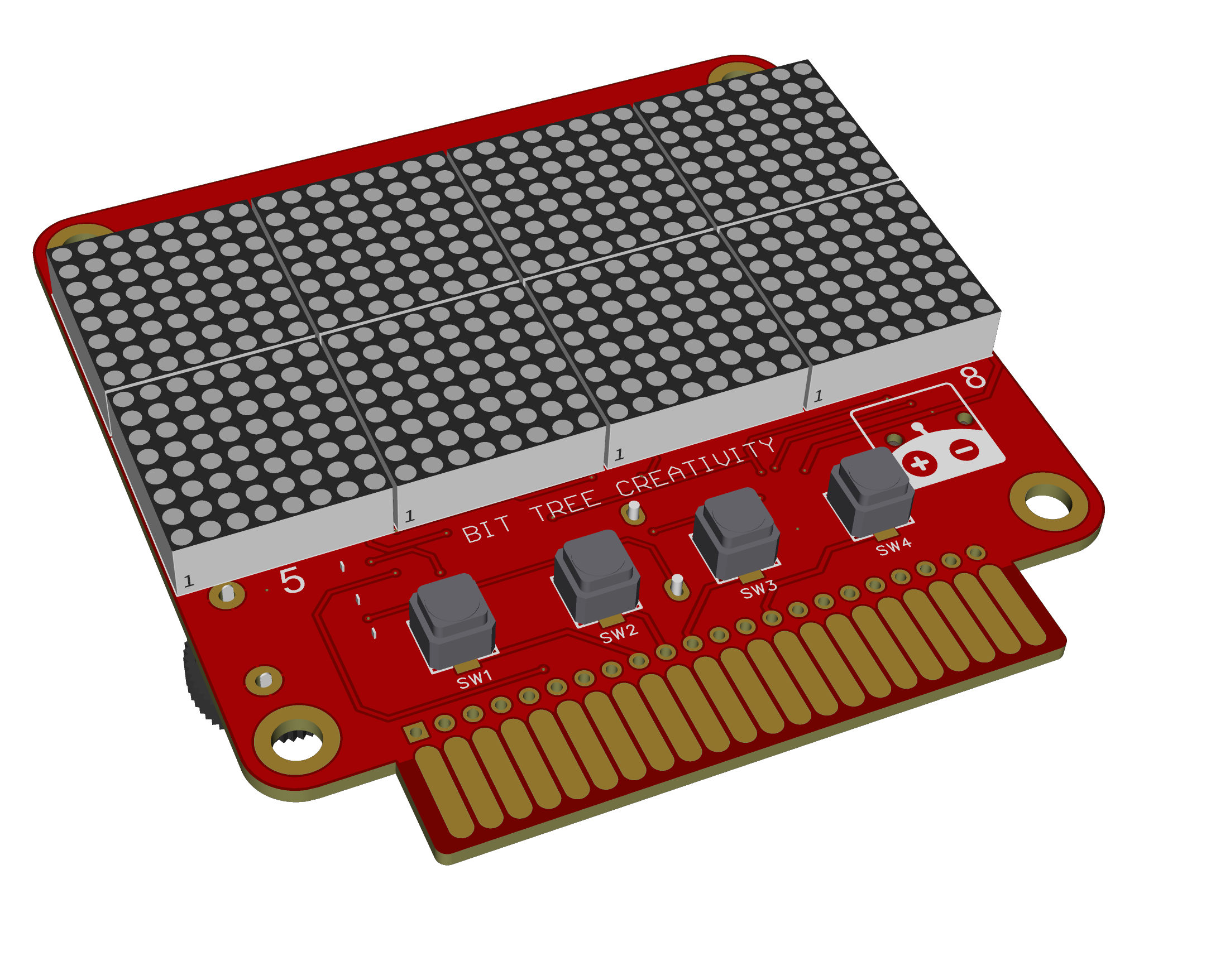 SH1005_16*32级联点阵屏主题扩展卡