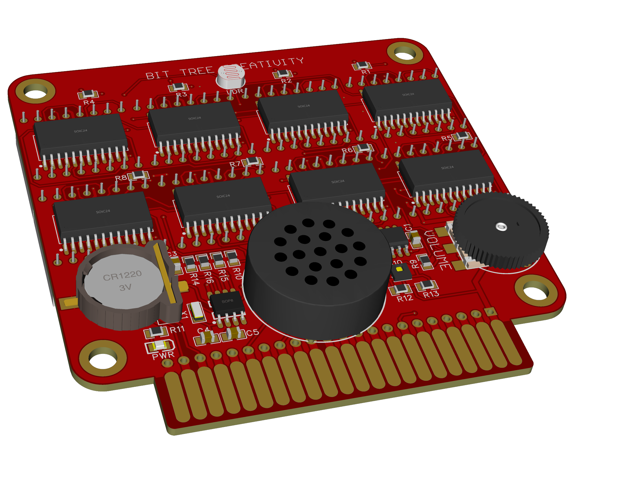 SH1005_16*32级联点阵屏主题扩展卡