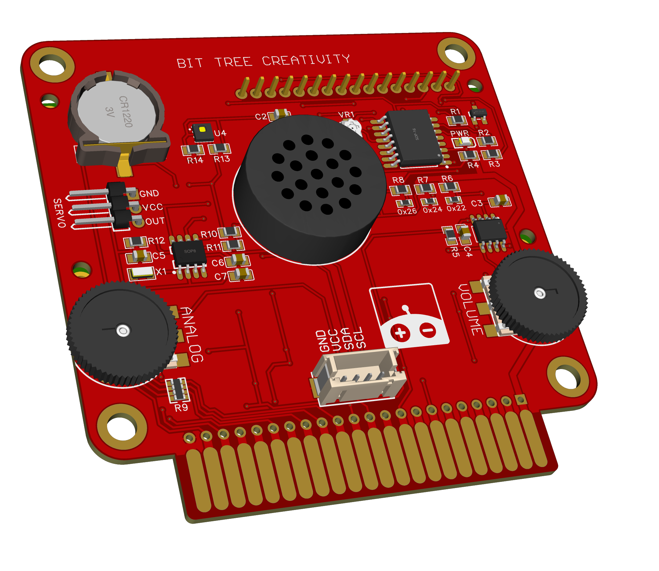 SH1007 LCD1602 Password Lock Box Expansion Card