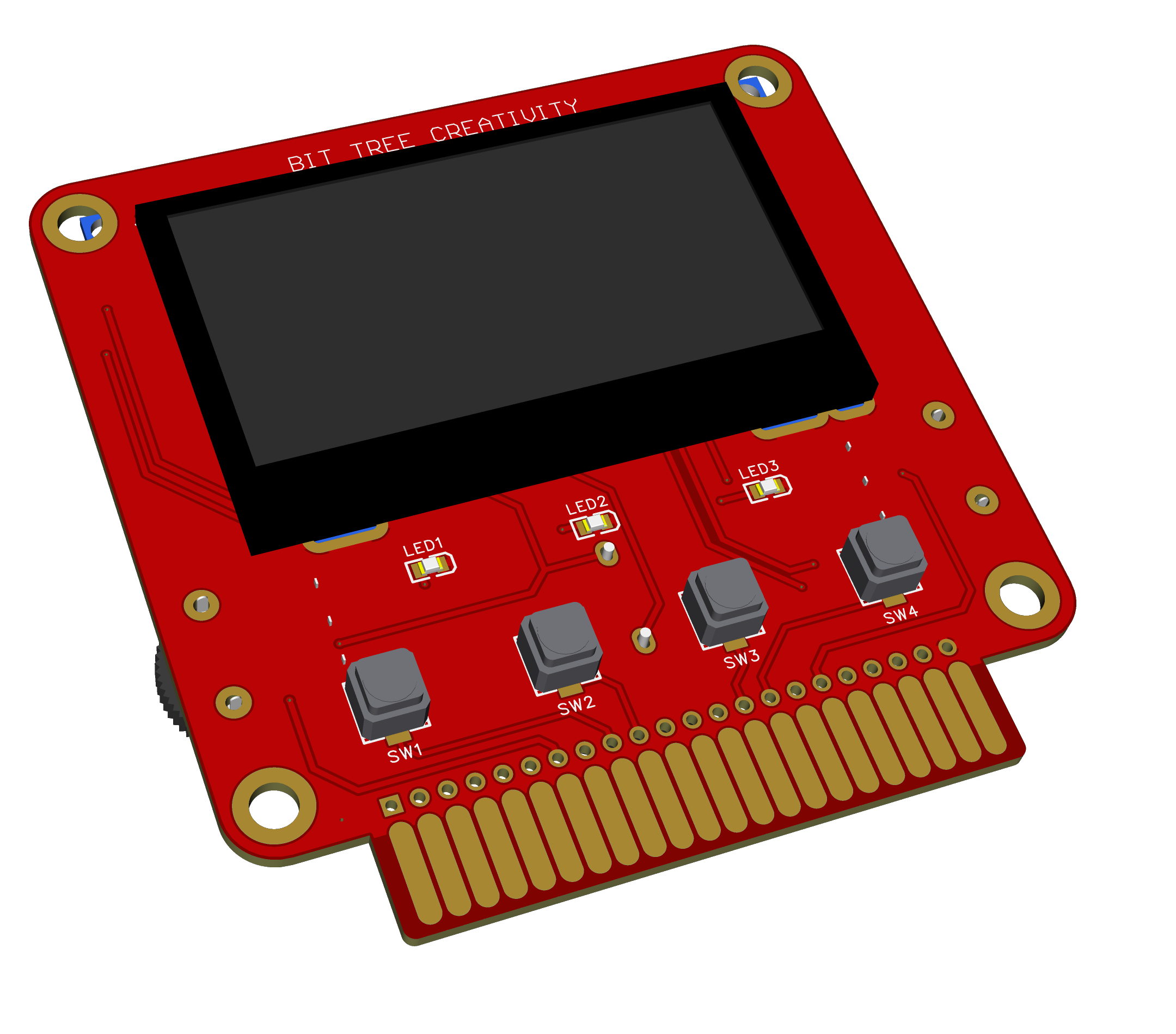 SH1008_OLED温湿度时钟主题扩展卡