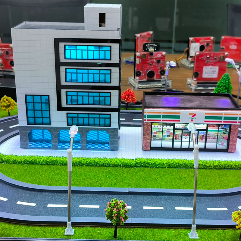 【碳中和】 智能路灯装置沙盘