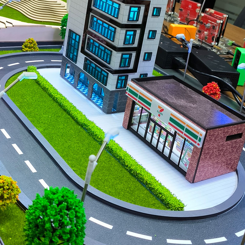 【碳中和】 智能路灯装置沙盘